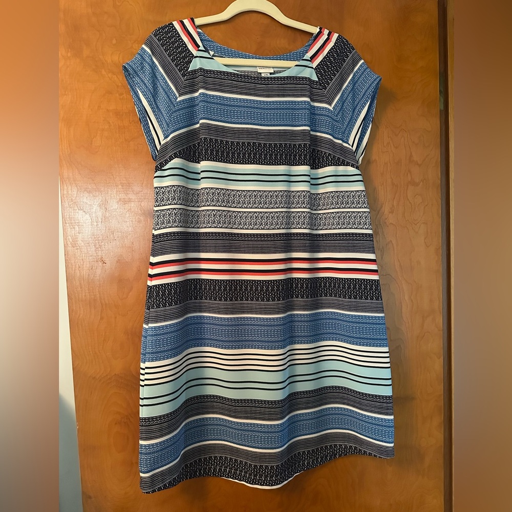 Merona Multi-Colored Summer Above-the-Knee Dress Size L 10-12